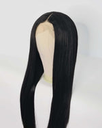 פאה עם שיער חלק ארוך שחור - Ronastyles